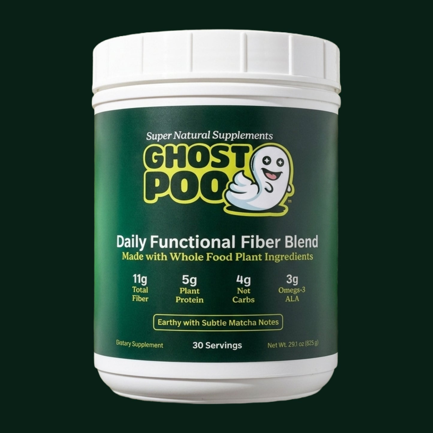 Ghost Poo™ Daily Functional Fiber Blend 30-serving container, front view
