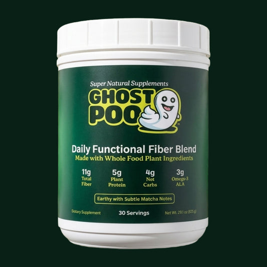 Ghost Poo™ Daily Functional Fiber Blend 30-serving container, front view